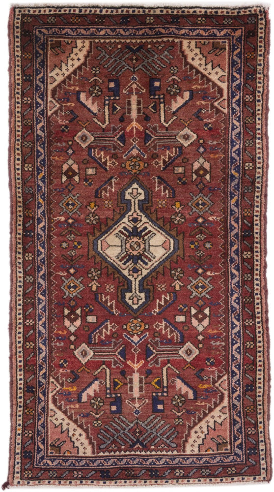 Perser Rug - Nomadic - 137 x 72 cm - rust