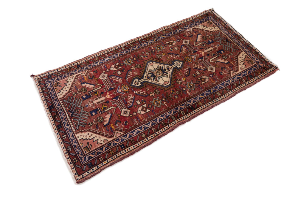 Perser Rug - Nomadic - 137 x 72 cm - rust