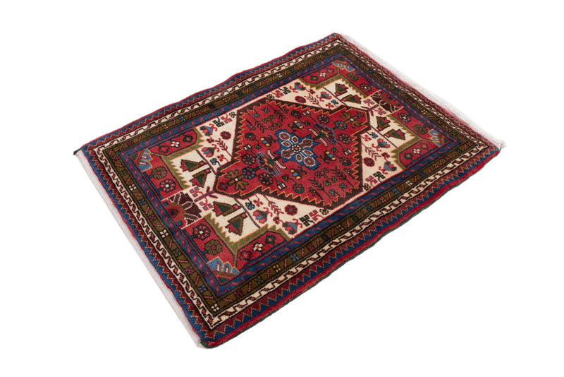 Perser Rug - Nomadic - 115 x 85 cm - red