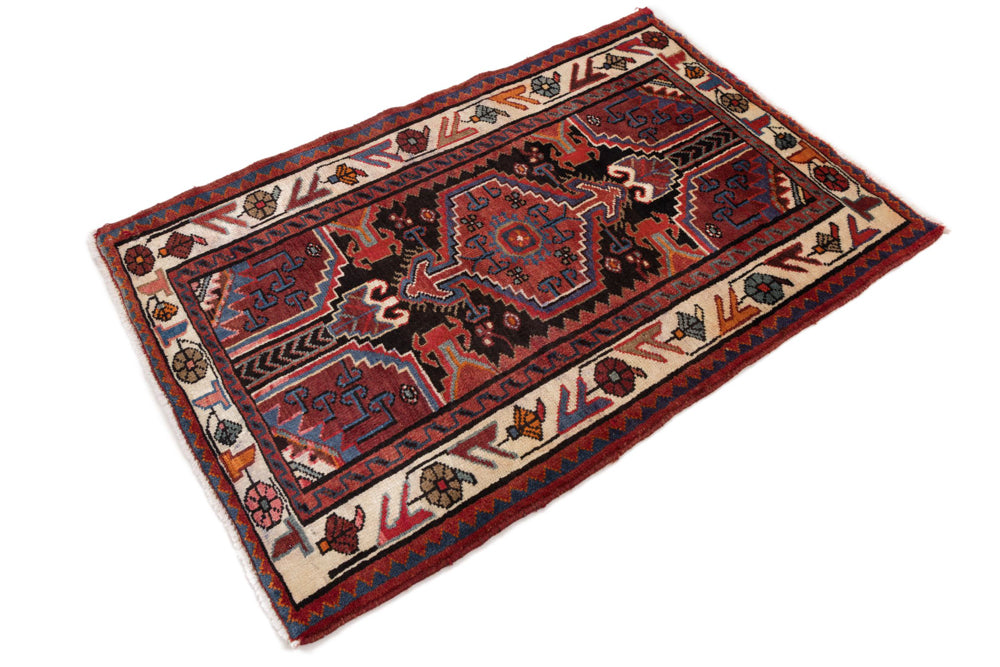 Perser Rug - Nomadic - 130 x 85 cm - rust