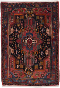 Perser Rug - Nomadic - 125 x 85 cm - dark red