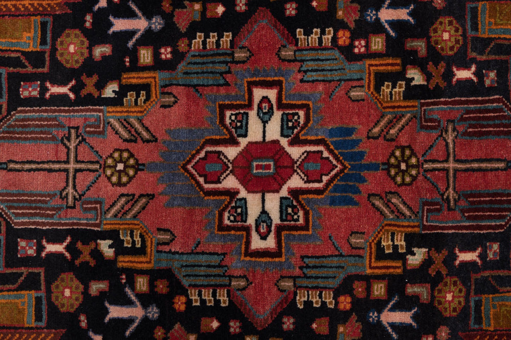 Perser Rug - Nomadic - 125 x 85 cm - dark red