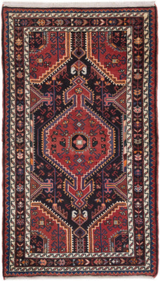 Perser Rug - Nomadic - 135 x 87 cm - dark red