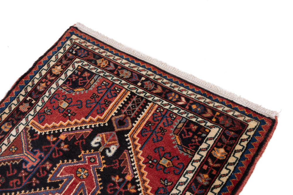 Perser Rug - Nomadic - 135 x 87 cm - dark red