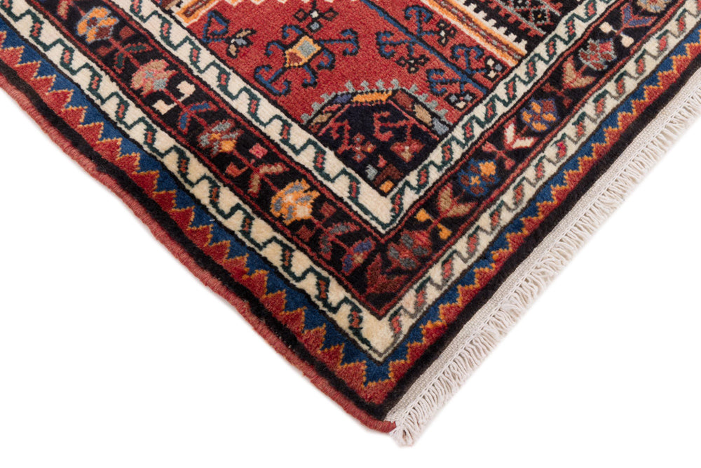 Perser Rug - Nomadic - 135 x 87 cm - dark red