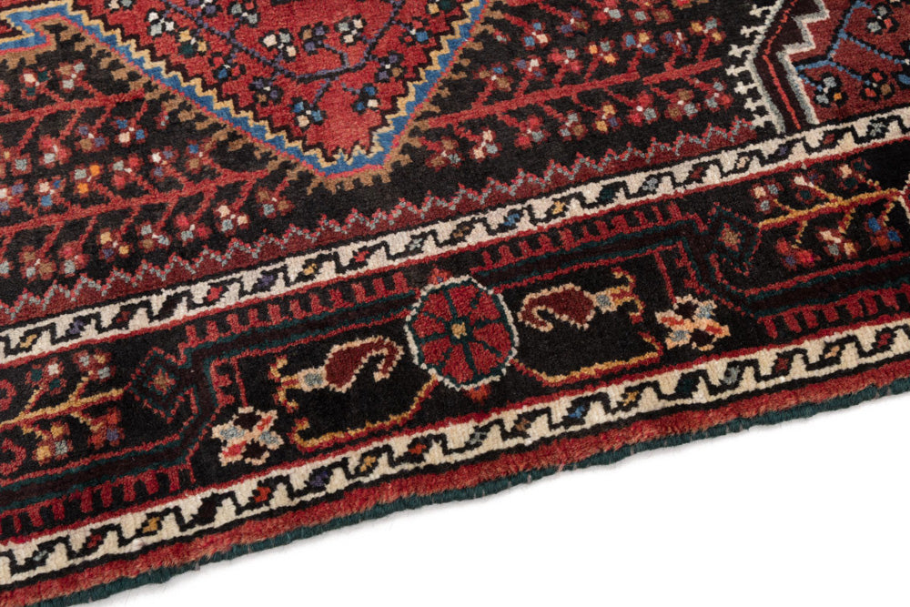 Perser Rug - Nomadic - 130 x 87 cm - dark red