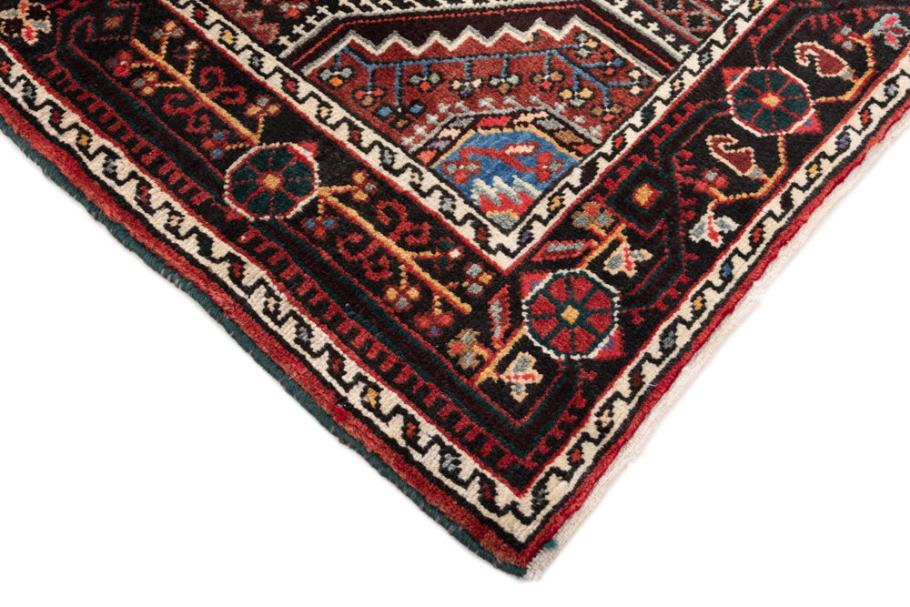 Perser Rug - Nomadic - 130 x 87 cm - dark red
