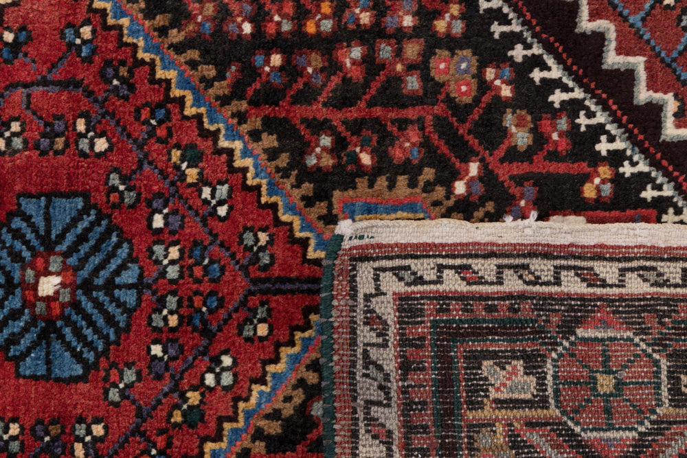 Perser Rug - Nomadic - 130 x 87 cm - dark red