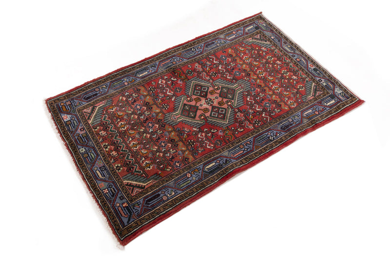 Perser Rug - Nomadic - 130 x 80 cm - dark red