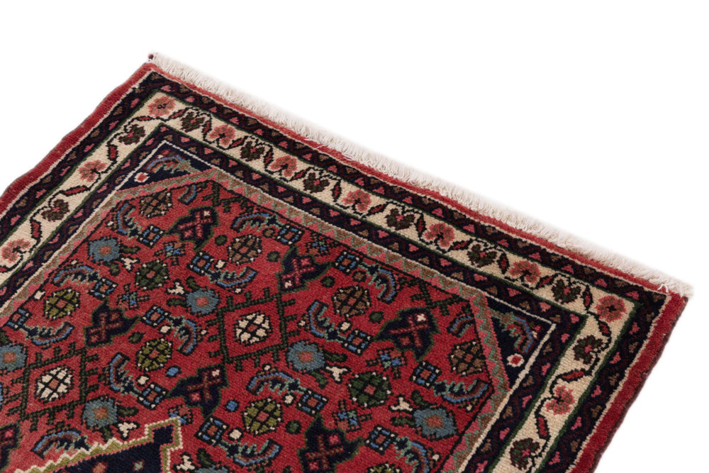 Perser Rug - Nomadic - 130 x 85 cm - dark red