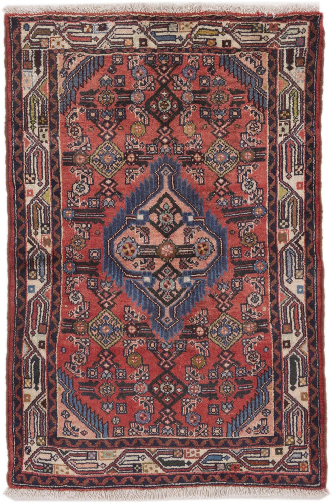 Perser Rug - Nomadic - 118 x 78 cm - dark red