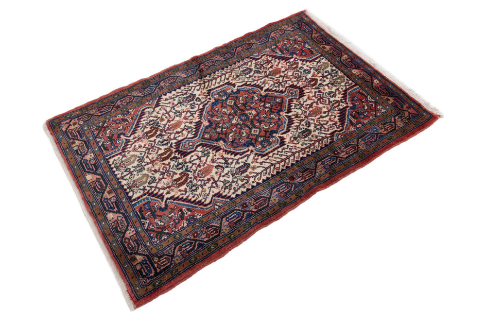 Perser Rug - Nomadic - 130 x 85 cm - cream