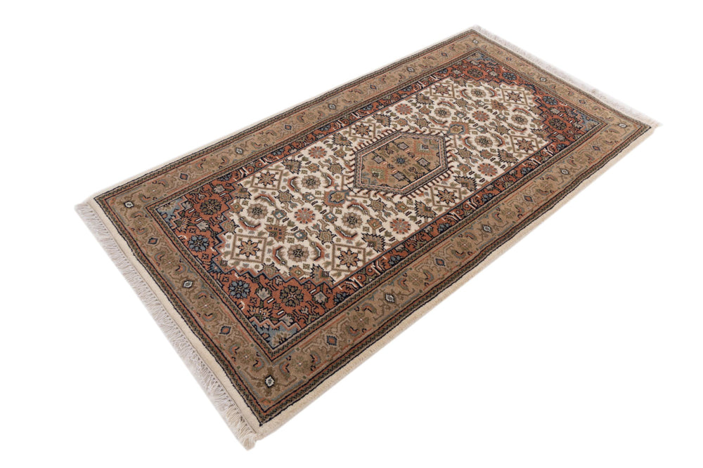 Indo Bidjar Rug 138x73cm - Oriental Rug