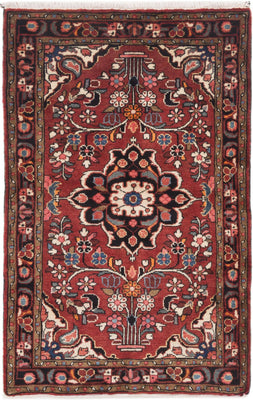 Perser Rug - Nomadic - 135 x 85 cm - red