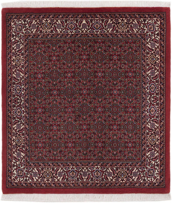 Perser Rug - Bidjar - 107 x 100 cm - dark red