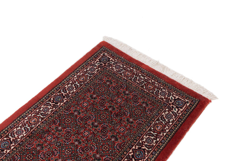 Runner Perser Rug - Bidjar - 198 x 55 cm - dark red