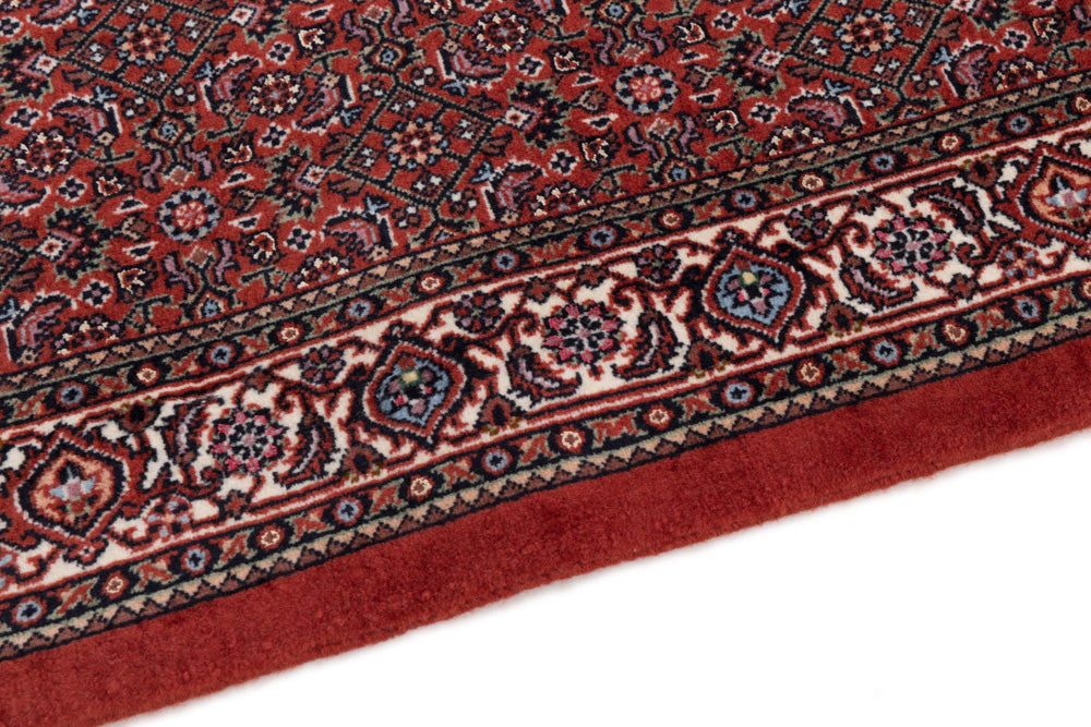 Runner Perser Rug - Bidjar - 198 x 55 cm - dark red