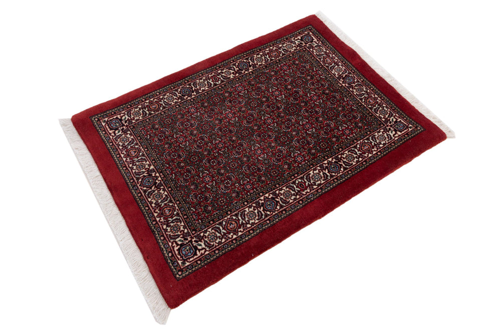 Perserteppich - Bidjar - Royal - 100 x 70 cm - dunkelrot