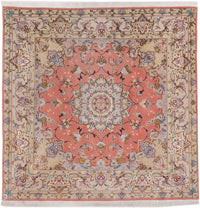 Perser Rug - Tabriz - Royal square  - 153 x 153 cm - sand