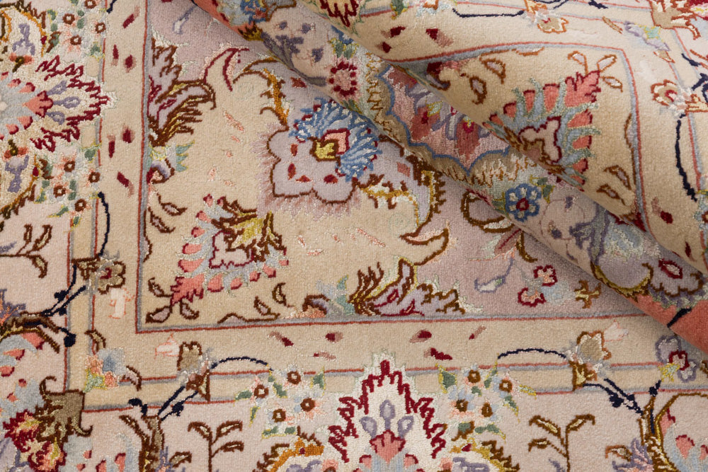 Perser Rug - Tabriz - Royal square  - 153 x 153 cm - sand