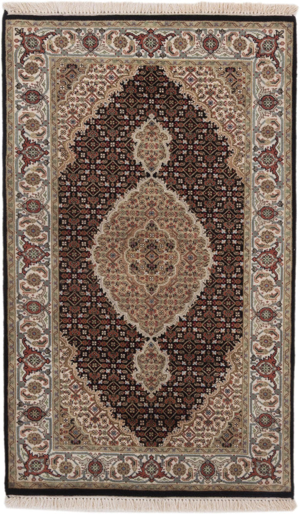 Oriental Rug - Tabriz - 155 x 95 cm - dark beige