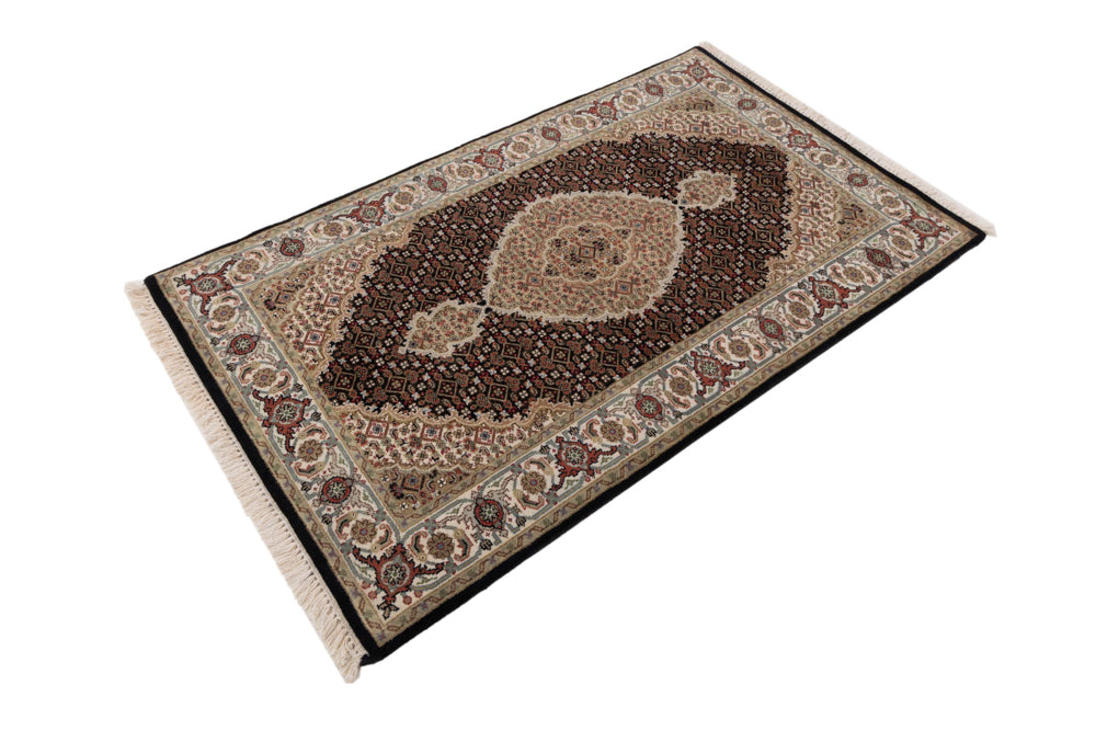 Oriental Rug - Tabriz - 155 x 95 cm - dark beige