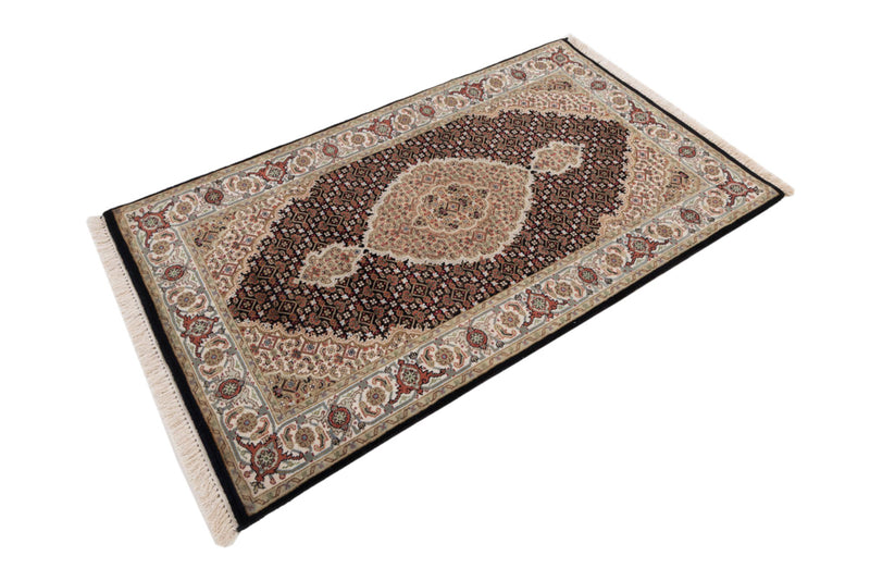 Oriental Rug - Tabriz - 155 x 95 cm - dark beige