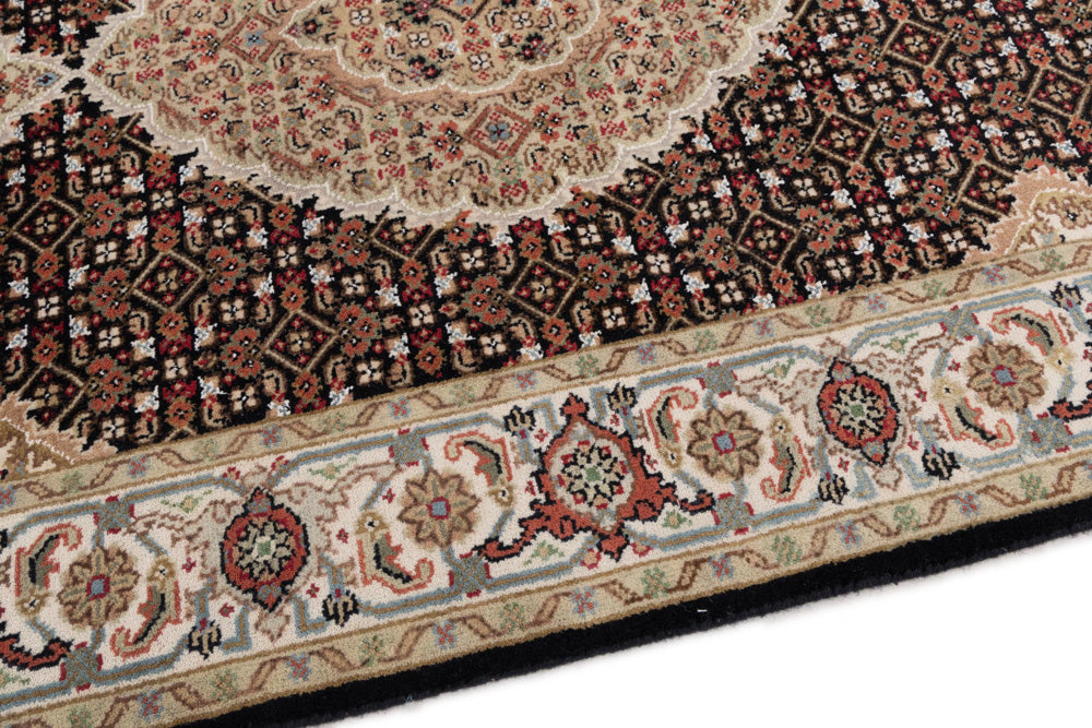 Oriental Rug - Tabriz - 155 x 95 cm - dark beige