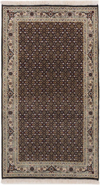 Oriental Rug - Tabriz - 159 x 93 cm - dark beige
