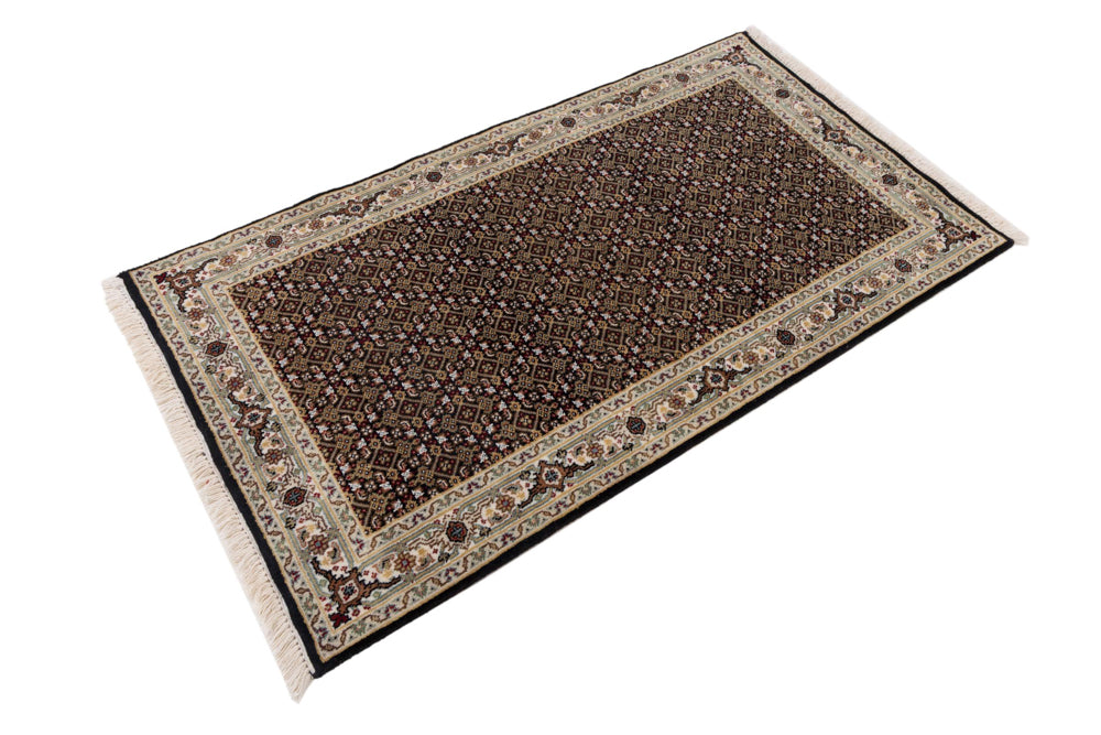 Oriental Rug - Tabriz - 159 x 93 cm - dark beige