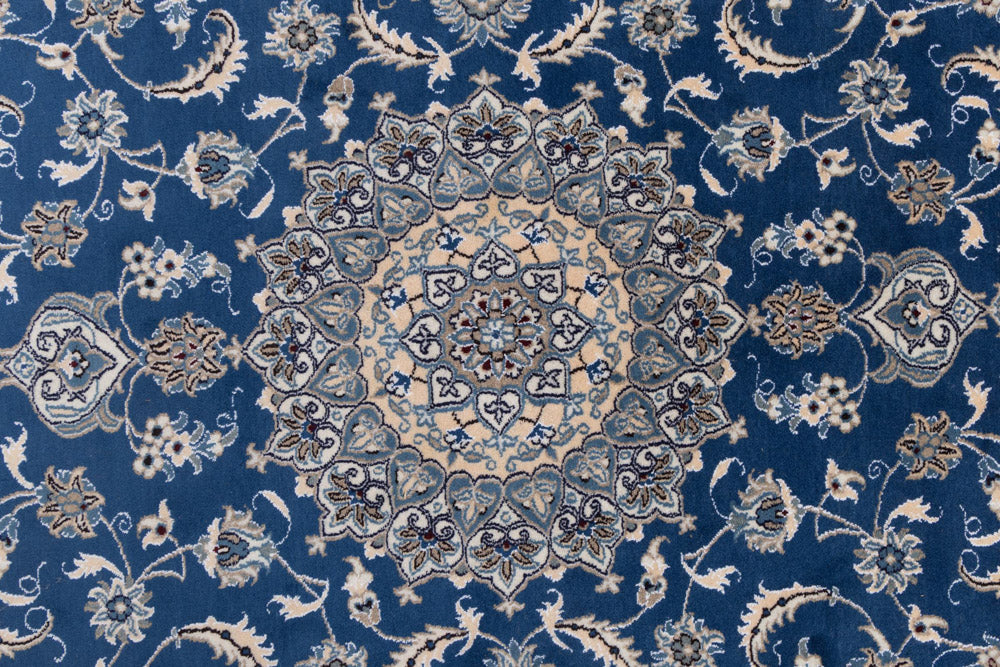 Perser Rug - Nain - 299 x 194 cm - blue