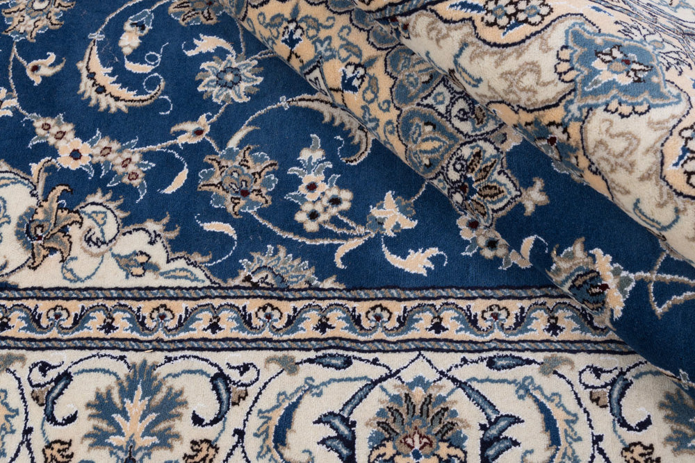 Perser Rug - Nain - 299 x 194 cm - blue