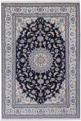 Perser Rug - Nain - 292 x 198 cm - dark blue