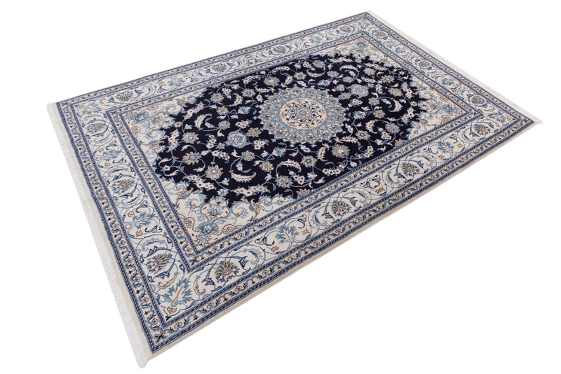 Perser Rug - Nain - 292 x 198 cm - dark blue