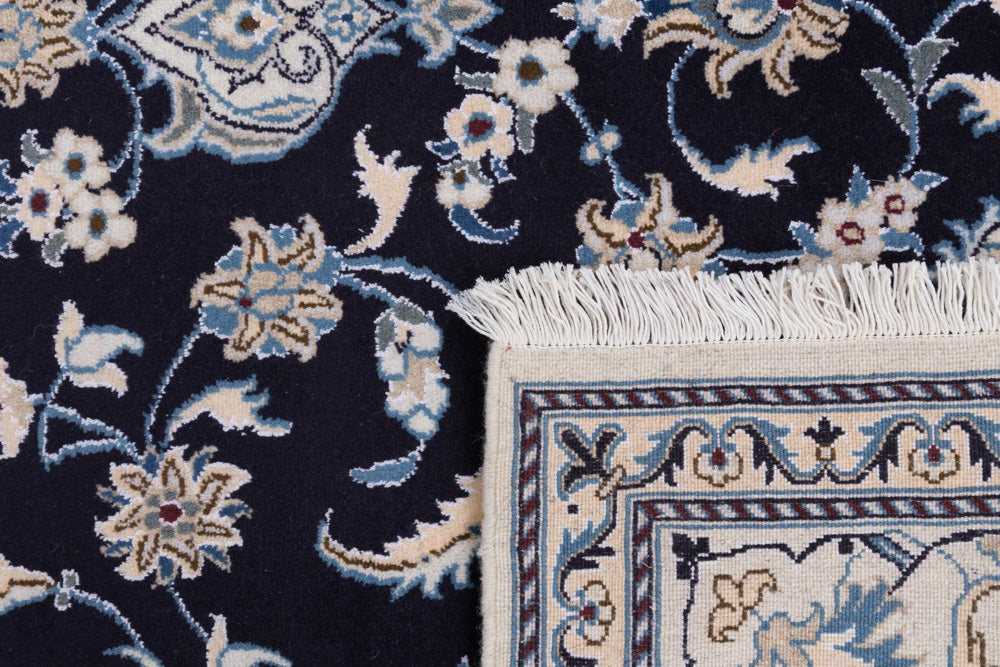 Perser Rug - Nain - 292 x 198 cm - dark blue