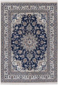 Perser Rug - Nain - 205 x 145 cm - dark blue