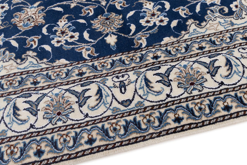 Perser Rug - Nain - 205 x 145 cm - dark blue