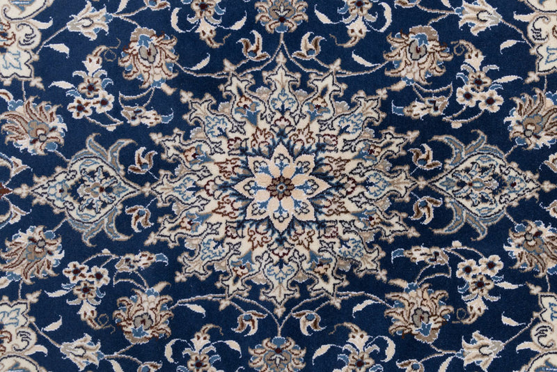 Perser Rug - Nain - 205 x 145 cm - dark blue