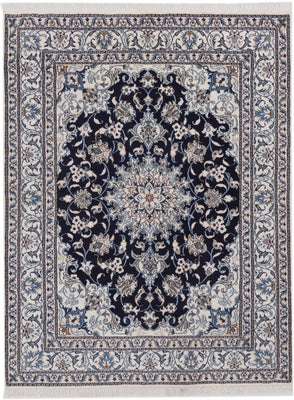 Perser Rug - Nain - 195 x 150 cm - dark blue