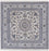 Perser Rug - Nain square  - 197 x 197 cm - cream