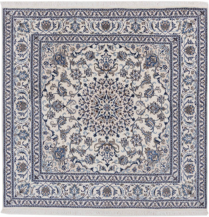 Perser Rug - Nain square  - 197 x 197 cm - cream