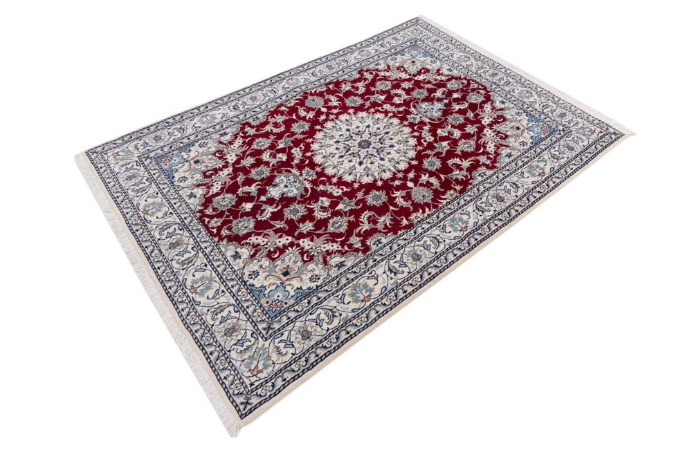 Perserteppich - Nain - 237 x 164 cm - rot