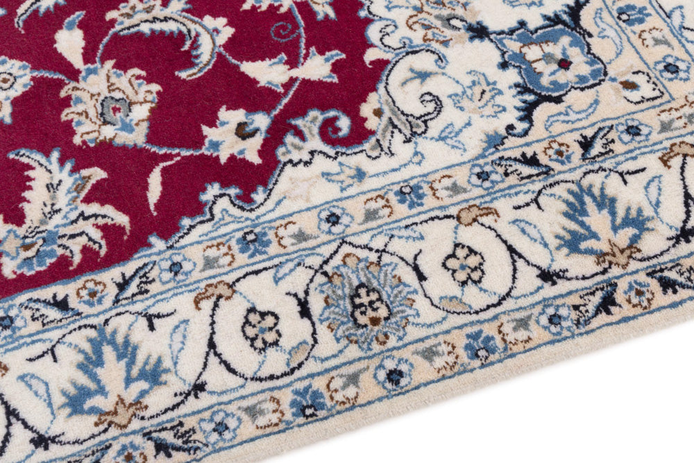 Perser Rug - Nain - 200 x 120 cm - red