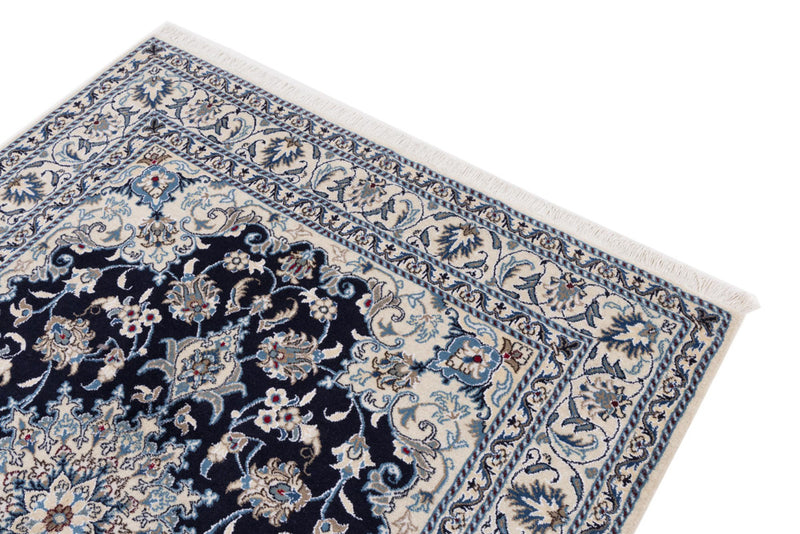 Perser Rug - Nain - 193 x 150 cm - dark blue