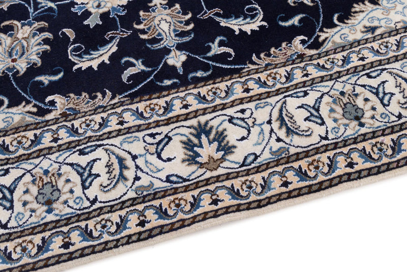 Perser Rug - Nain - 228 x 170 cm - dark blue
