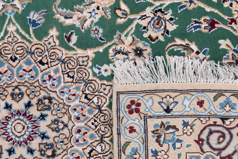 Perser Rug - Nain - 136 x 88 cm - green