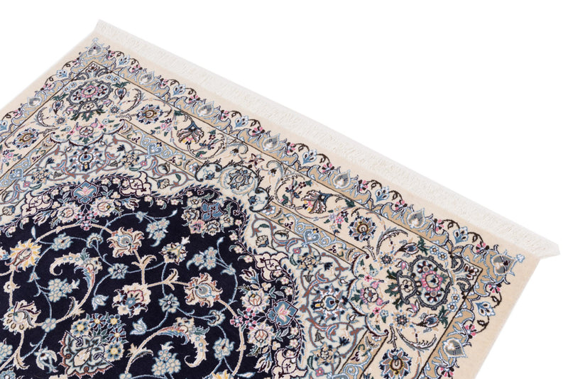 Perser Rug - Nain - 255 x 158 cm - dark blue