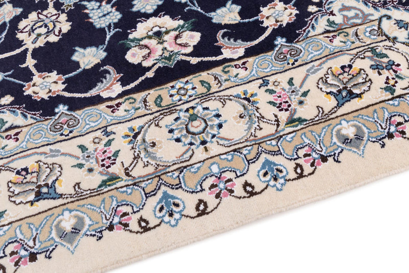 Perser Rug - Nain - 255 x 158 cm - dark blue