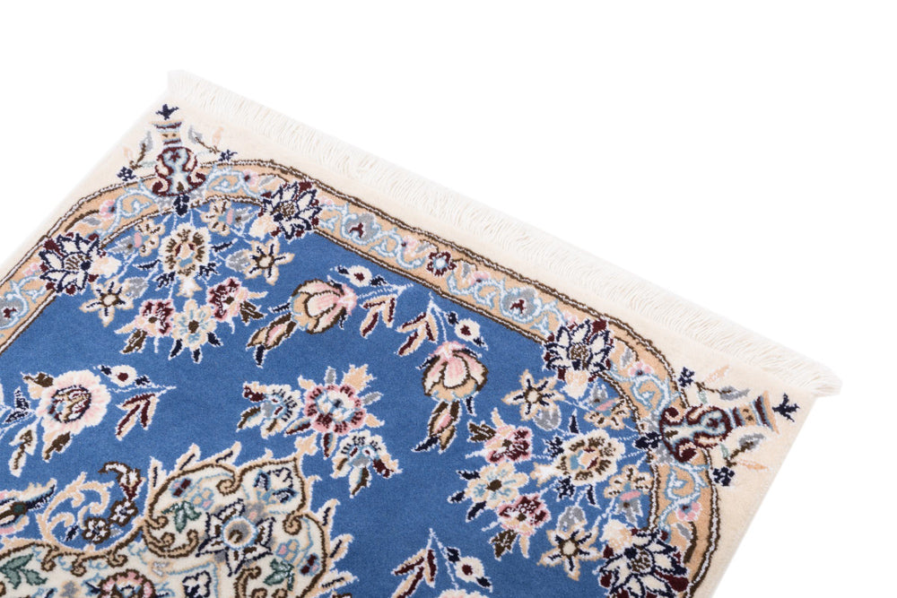 Perser Rug - Nain - 90 x 60 cm - blue