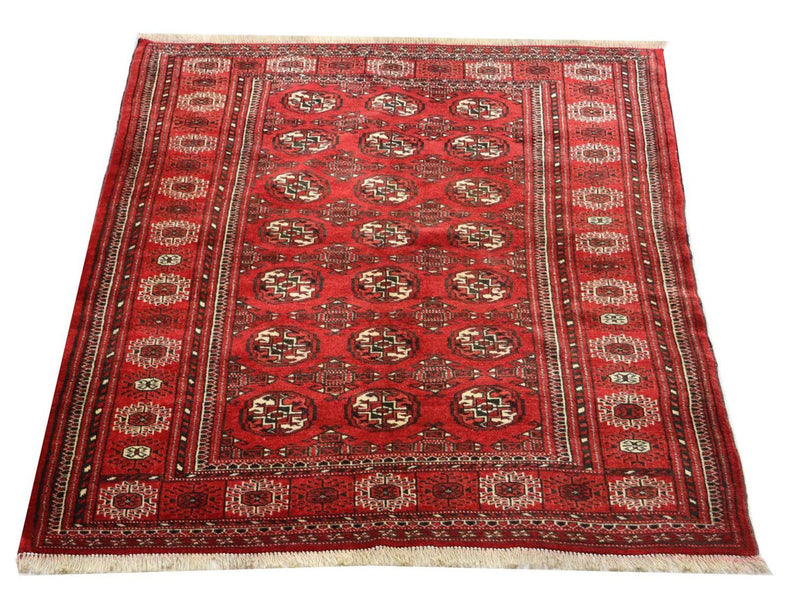 Afghan Rug - 154 x 114 cm - red